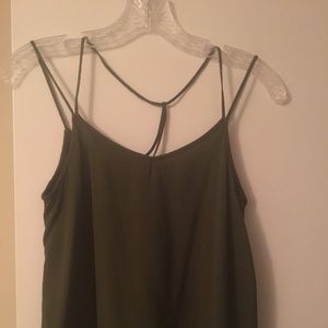 Strappy Olive Tank top. Never worn/Brand New